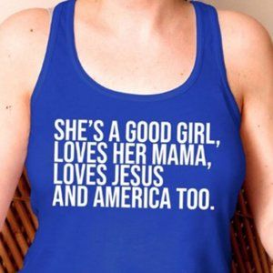 She's a Good Girl Flowy Tank